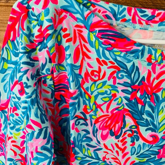Aleah Long Sleeve Top Surf Blue Flim Flam Size L NWT Lilly Pulitzer - Picture 2 of 5